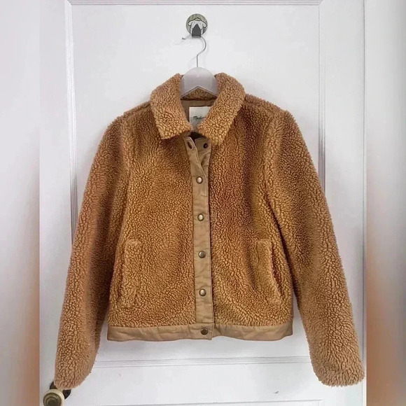 Madewell Sherpa Portland Jacket - Picture 1 of 8